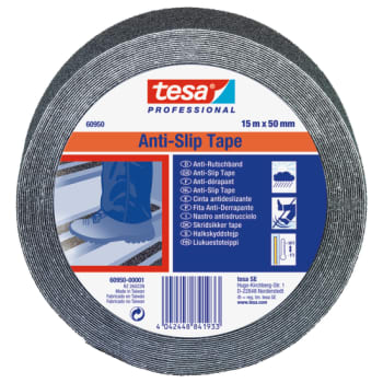 tesa skridsikker tape 60950, 50 mm x 15 m, sort