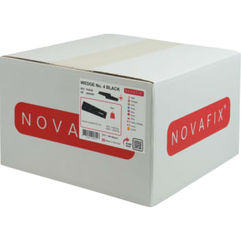 Novafix Kile 4 sort, H24mm x B45mm x L150mm, 144 stk i papkasse