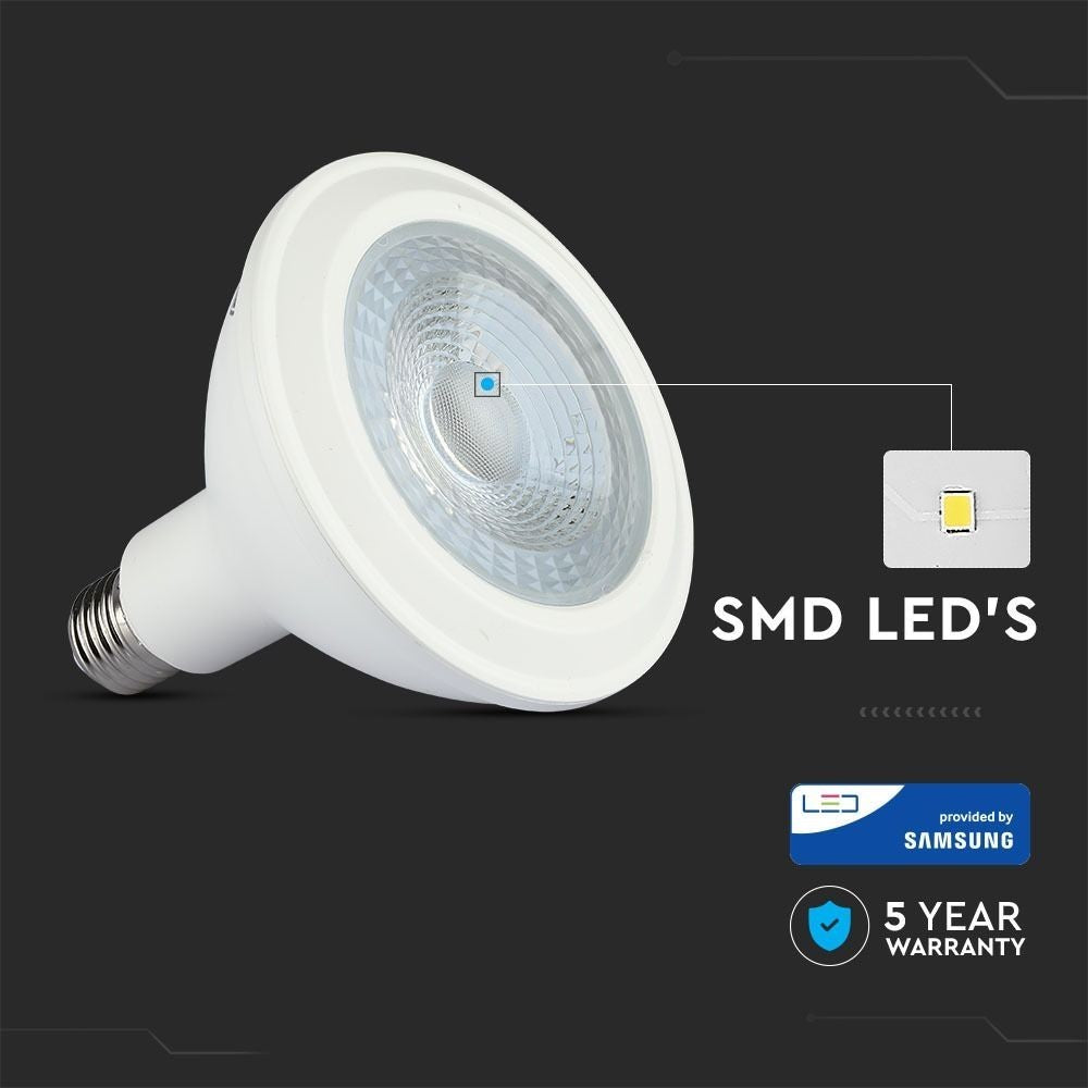 V-Tac 14W LED Spotpære - Samsung LED chip, PAR38, E27, 5 års garanti, 1100lm