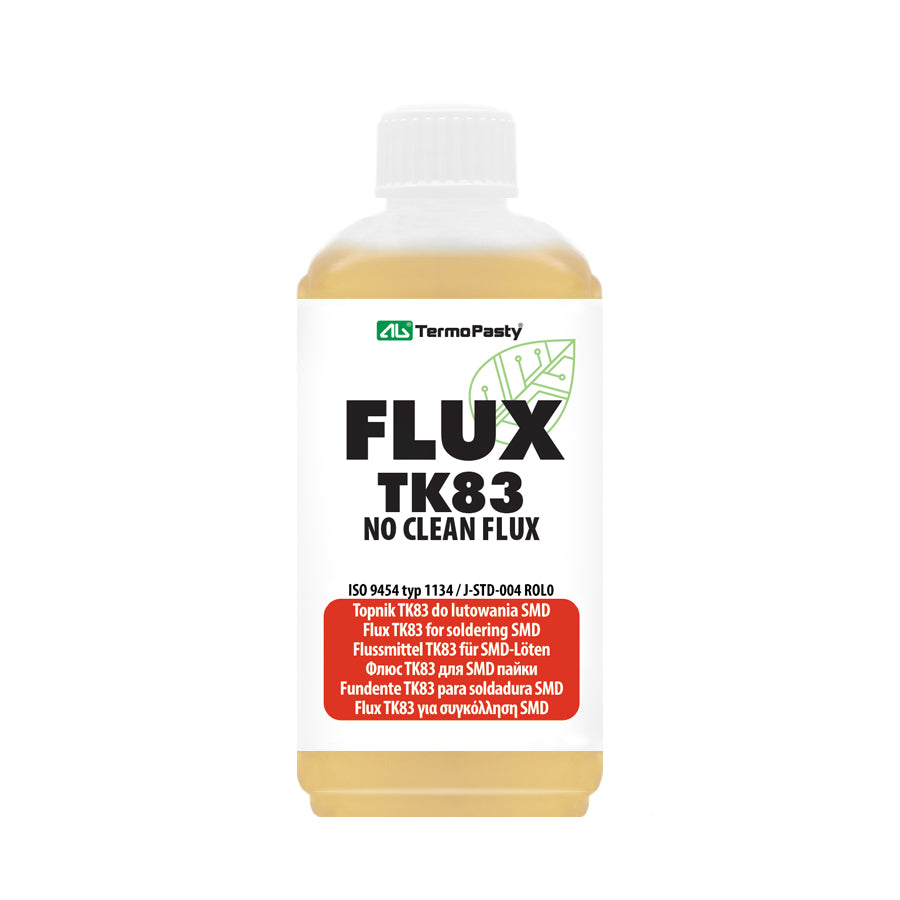 TK83 Flydende, medium aktiv flus - Harpiksbaseret (0,5 ltr.)