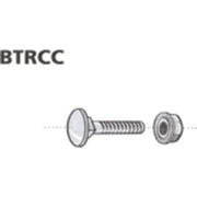 BOLT/MØTRIK BTRCC 6X20 ZNL (100)