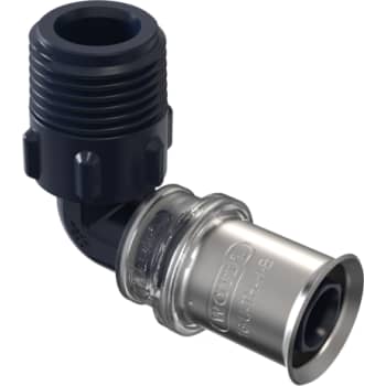 Wavin Tigris K5 overgangsvinkel 20x1/2" med nippel
