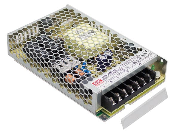Strømforsyning til indbygning - 12VDC / 12,5A / 150W
