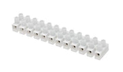 Klemmerække 2,5mm2 12-polet hvid