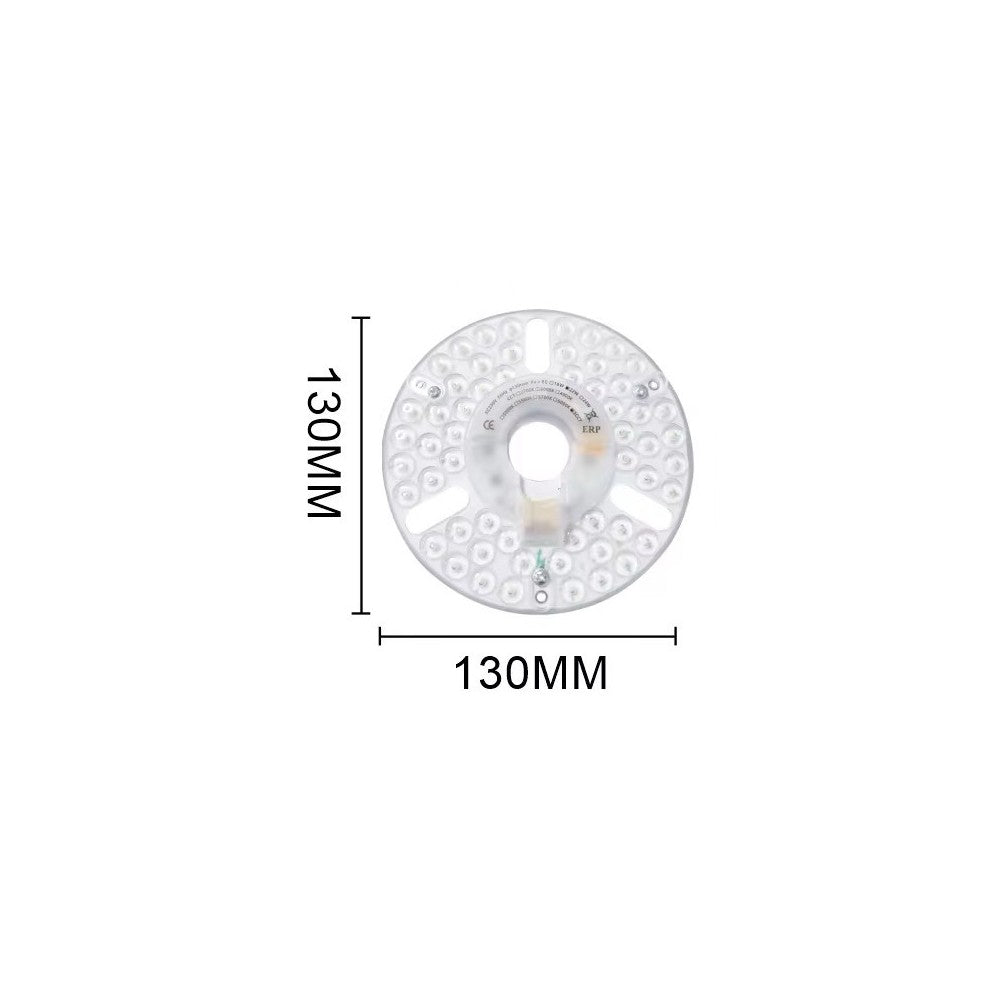 18W dæmpbar LED indsats med linser, flicker free - Erstat G24, cirkelrør og kompaktrør - Ø13 cm - 230V - RA80 - 1900lm