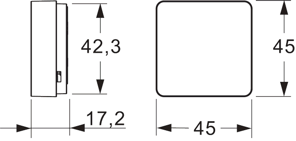 LK FUGA Wiser trådløs fugt- og temperatursensor