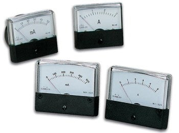Analog strøm-panelmeter - 100mA DC (60x47mm)