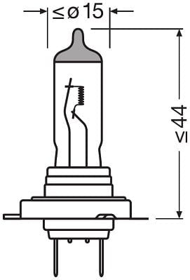 Osram forlygte pære 12V, 65W