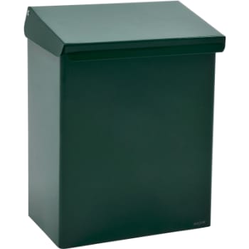 MEFA postkasse Bosca 30, u/lås, grøn, 340 x 270 x 165 mm