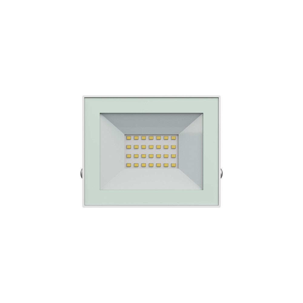 Noctis Lux 4 projektør 20W - Varm hvid, 230V, IP65, 116x92x24 mm, hvid