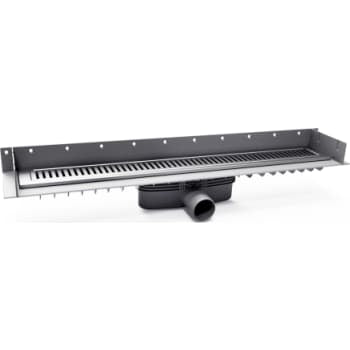 Purus Line sampak 1000 komplet afløbsrende 50 mm lav vandret