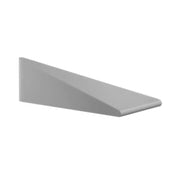 Dørstop kile i grå gummi, længde 120 mm