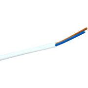 Ledning H03VV-F rund 3G0,75 hvid, 5 meter