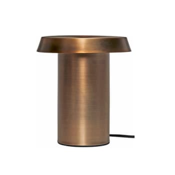 Hübsch keen bordlampe bruneret messing