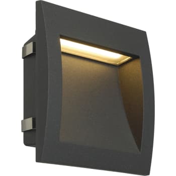 DOWN OUT LED L Indbygning væg, antracit, SMD LED 3000K, IP55