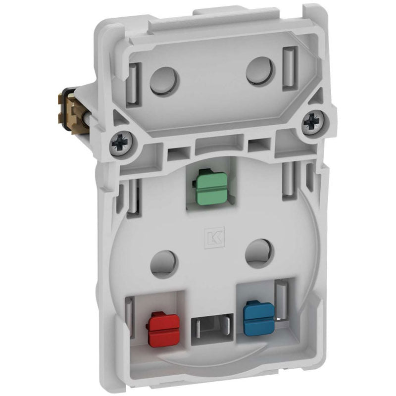 Fuga stikkontakt M/jord+1xEuro 1,5m uden afdækning