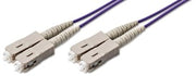 Patchkabel 50/125 OM4 5m Duplex SC/PC-SC/PC 2mm Lilla