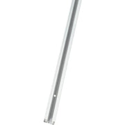 Strømskinne 1F 230V, 1M, mat-hvid, påbygning
