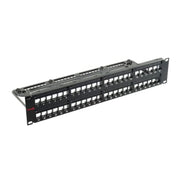 Simply45 Patchpanel Rack 48 Port Unloaded Uskærmet 2U