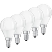 LED Krone 5W/827 E14 heatsink mat - 5 stk. pakning