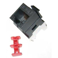 Modular jack K6 utp GF key - sort