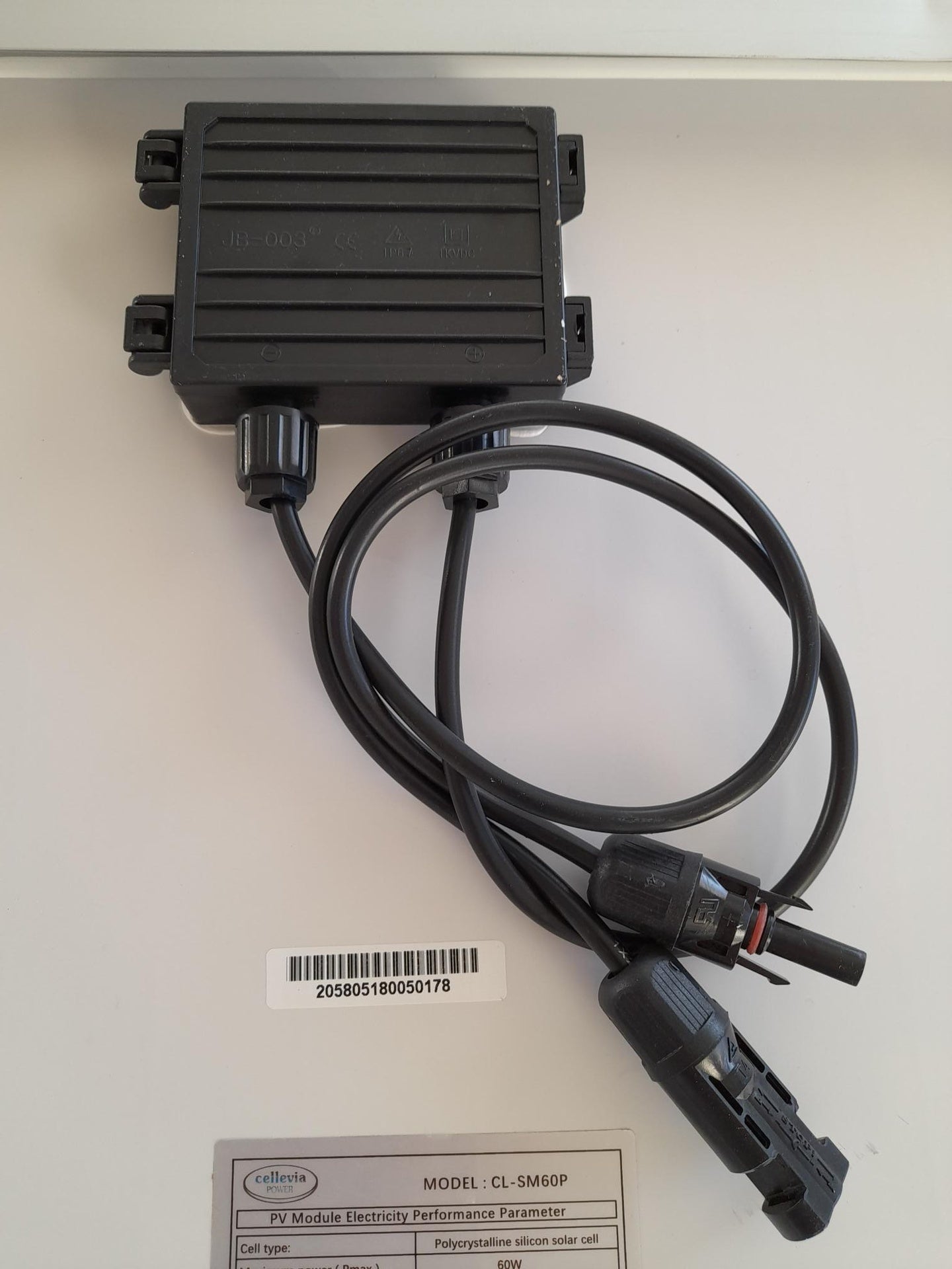 Polykrystallinsk solpanel - 18,2V 60W