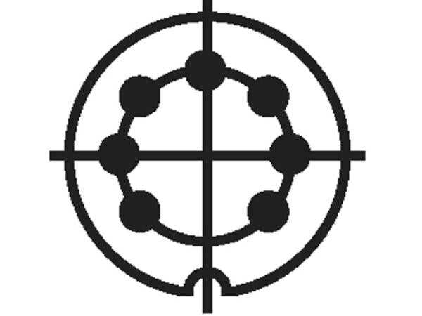 DIN stik - 7pol han multistik 270°, Metalhus