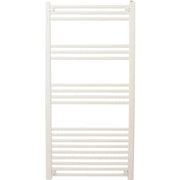 Kriss Athena plan håndklædetørrer 1200 x 600 mm hvid (RAL9016).