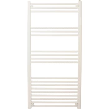 Kriss Athena plan håndklædetørrer 1200 x 600 mm hvid (RAL9016).