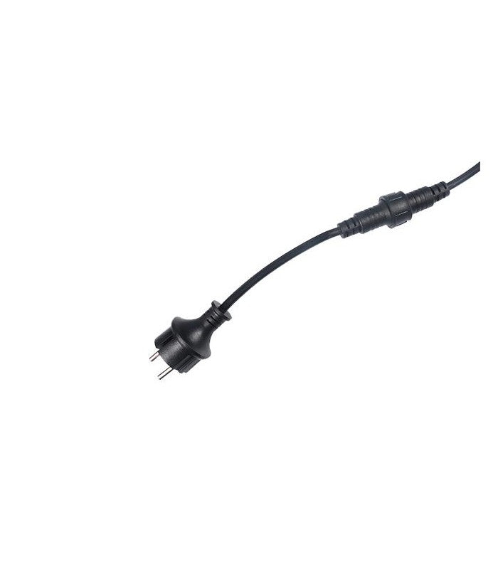 Lyskæde til 20 stk. E27 pærer - 20 meter, IP44, 230V, uden lyskilde