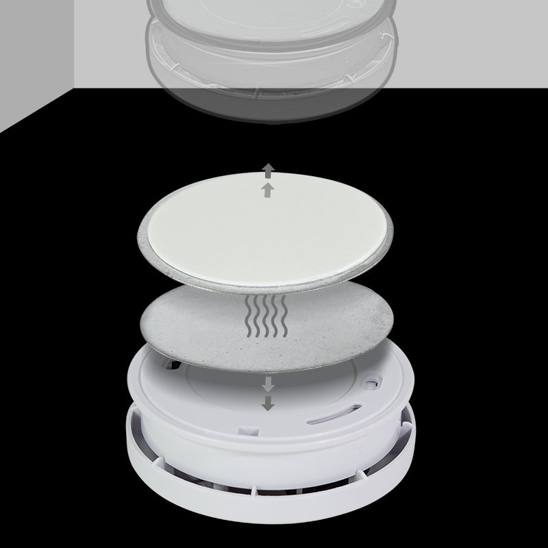 Magnetisk holder til røgalarm, Ø7cm