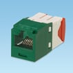 Modular jack Kat.5e UTP Mini-Com G grøn