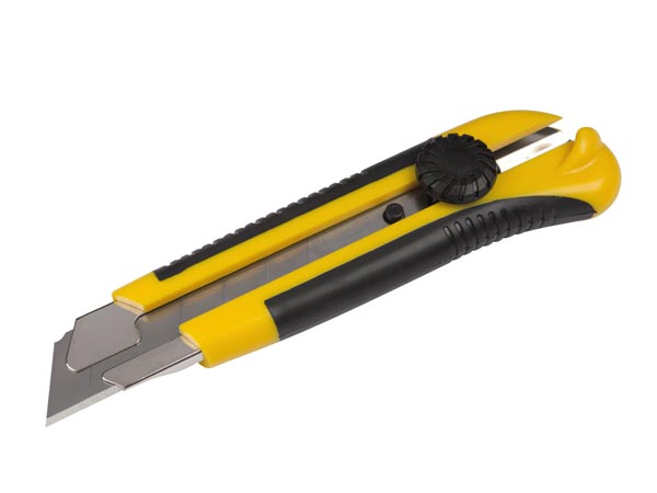 Hobbykniv m. sikkerhedslås - 25mm bladprofil