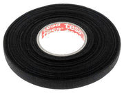 Lærredstape - 9mm bred / 300µm, Sort (25m)