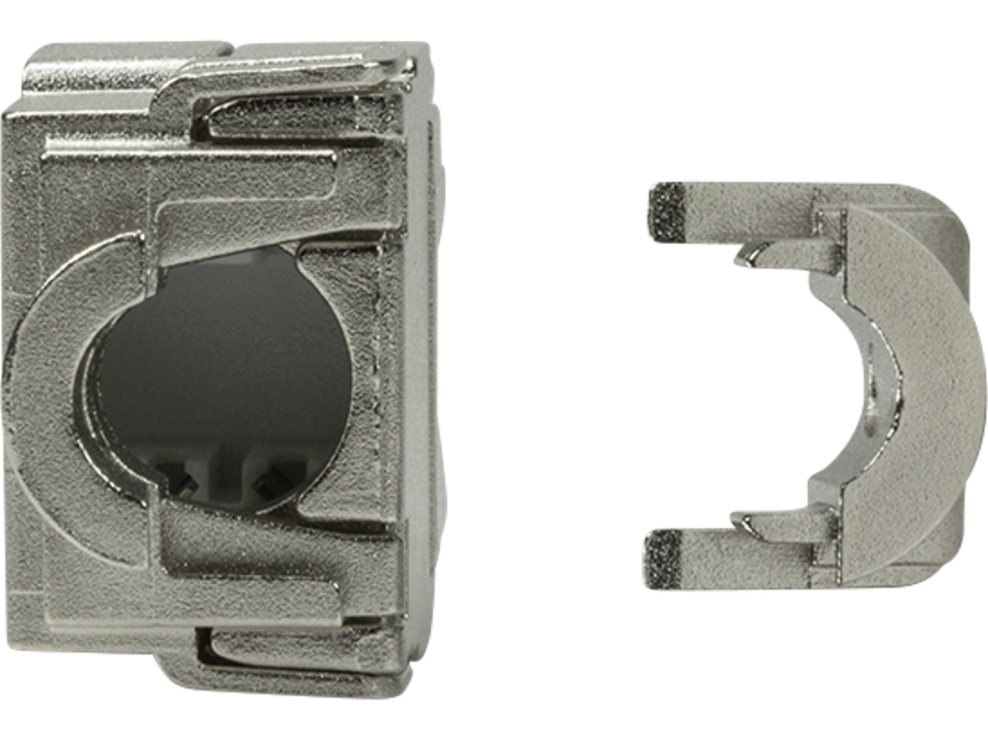 Keystone RJ45 fatning - CAT6a 500MHz skærmet (Toolless)