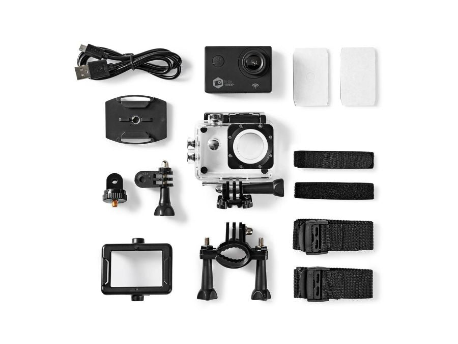 Actionkamera - Full HD 1080p, WiFi, Android/IOS, Vandtæt hus