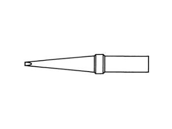 Weller spids ET-K - Flad 1,2 x 0,4mm (til LR-21)