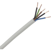 Ledning H05VV-F PKAJ 5G2,5 hvid S50