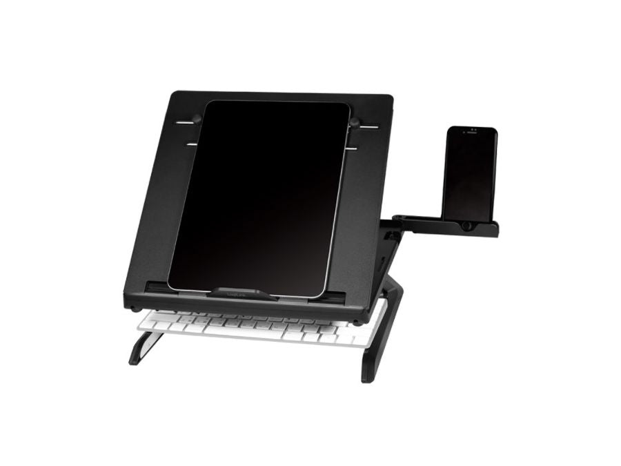 Laptop stand - Foldbar, justérbar højde, 10-15,6" Sort
