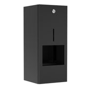 Toiletpapirholder 1 rulle + 1 reserverulle, mat sort