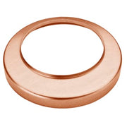 VMZINC brøndkrave 76/116mm flad m/hul kobber