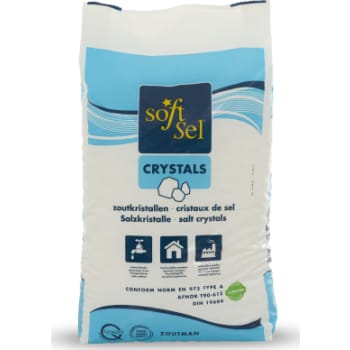 Saltkrystaller til blødgøringsanlæg 25 kg.