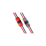 Kabelsamler - Sort, IP40, 2-ledet, til løse ledninger, 12V-24V