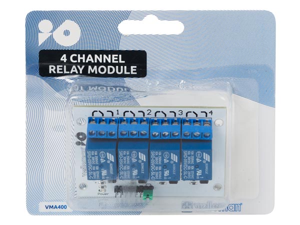 ARDUINO® kompatibel 4 kanal 5V relæmodul