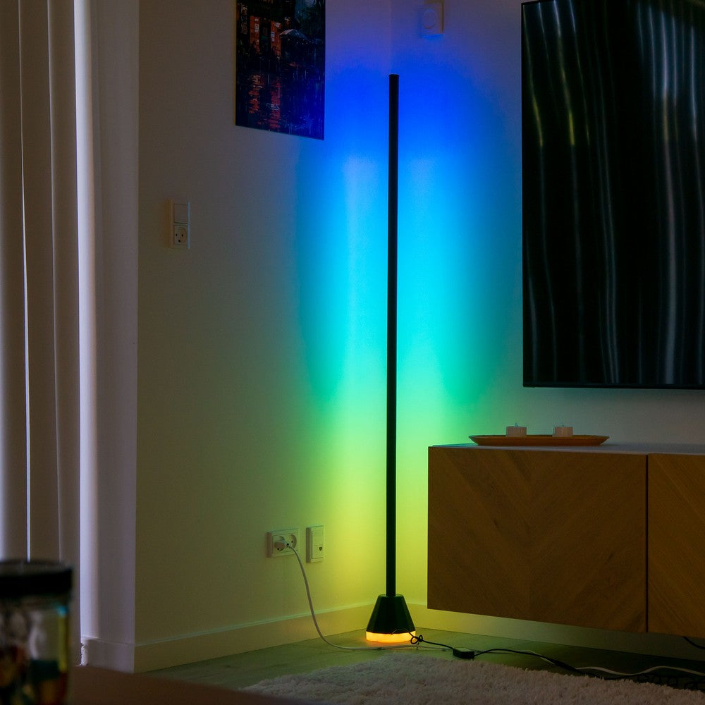 145cm RGBIC+CCT hjørnelampe med Wifi og app styring - 48W, 230V输入