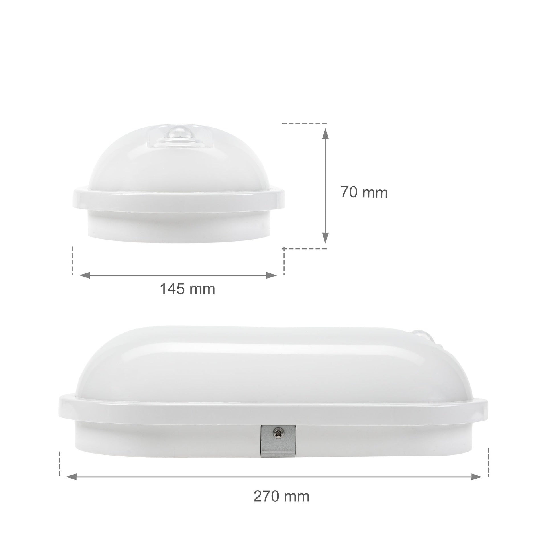 20W LED Væglampe med sensor, 4000K
