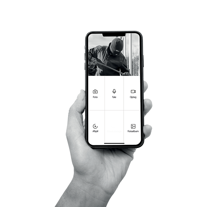 FESH SMART HOME kamera, ude, genopladelig batteri