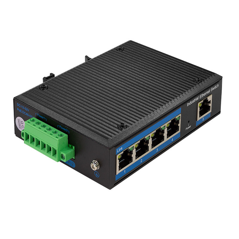 Industriel Ethernet PoE Switch - 5 porte, 1000Mbps