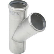 75 x 75 mm x 45° Grenrør syrefast AISI316L/EN1.4404 BLÜCHER