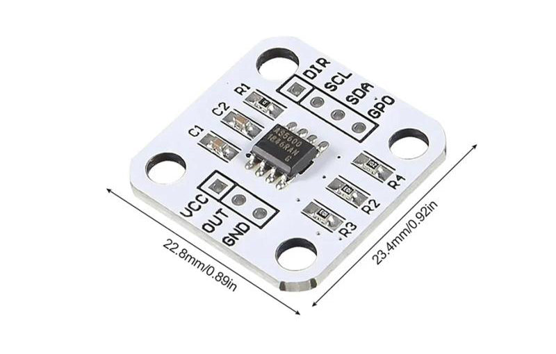 AS5600 Magnetisk Vinkelsensor 12-bit Modul